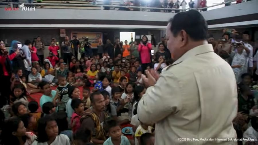 Presiden Prabowo Tiba di Tapanuli Tengah, Pastikan Penanganan Cepat untuk Warga Terdampak Banjir