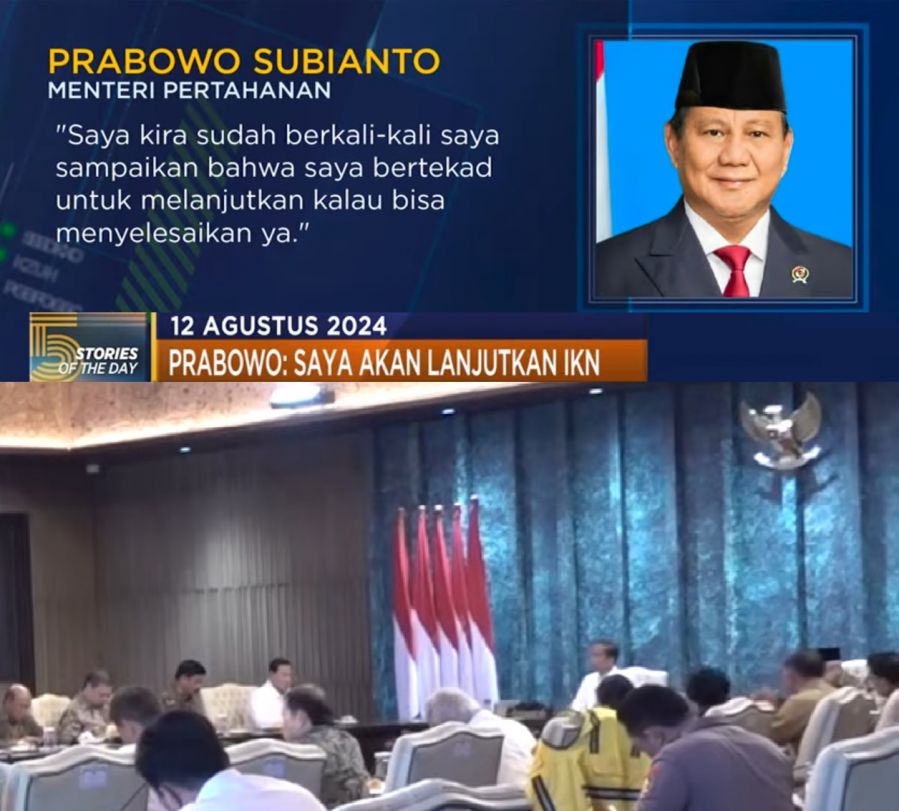 Presiden Terpilih Prabowo: Saya Tegaskan Kita Lanjutkan IKN, Kalau Bisa Percepat