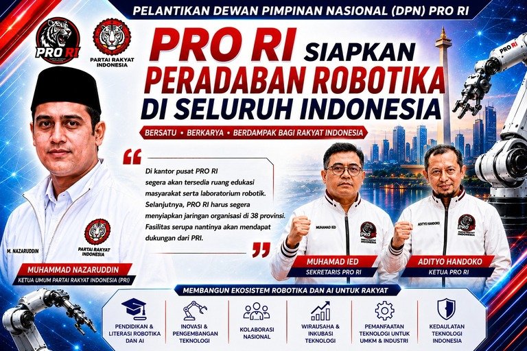 PRO RI Siapkan Peradaban Robotika 38 Provinsi di Indonesia
