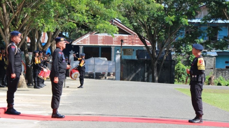 Rasa Bangga Atas Peran Aktif, Senkom Hadiri Upacara HUT Korps Brimob ke 78 