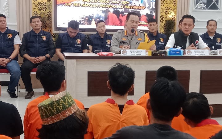Satres Narkoba Polrestabes Palembang Berhasil Tangkap Pengedar Narkotika Antar Provinsi