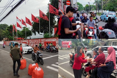 Sayap-Sayap PDI Perjuangan Kompak Berbagi Takjil untuk Masyarakat