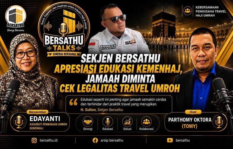 Sekjen Bersathu Apresiasi Edukasi Kemenhaj, Jamaah Diminta Cek Legalitas Travel Umroh