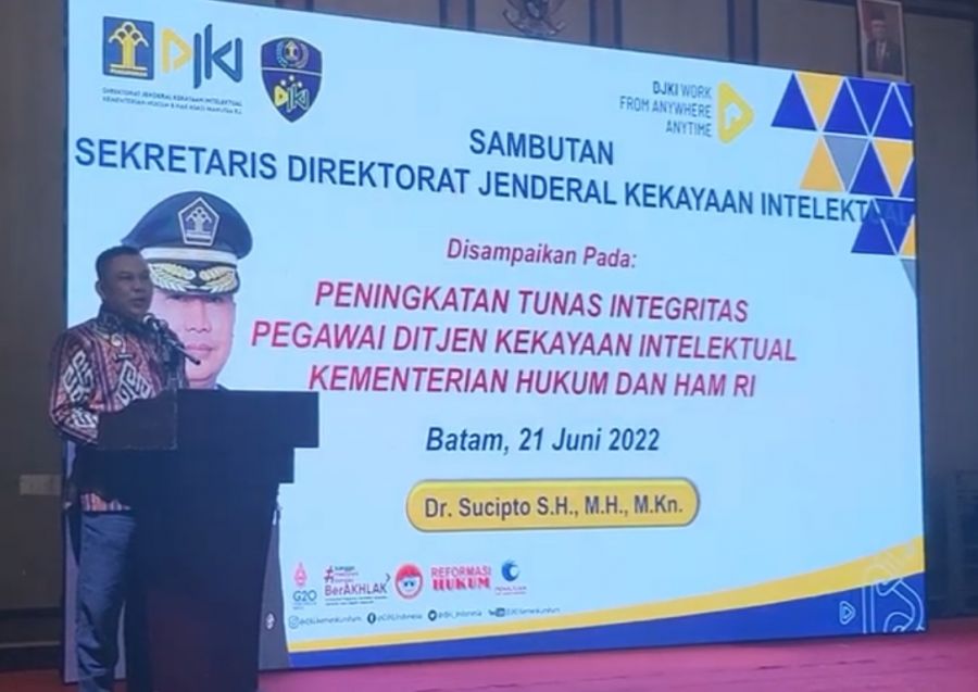 Sekretaris DJKI: Peningkatan Tunas Integritas ASN Sebagai Upaya Percepatan Reformasi Birokrasi