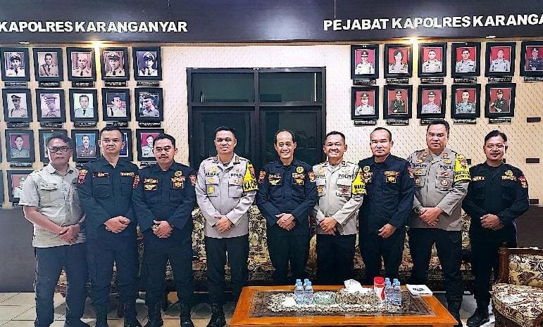 Senkom Karanganyar Audiensi dengan Kapolres, Perkuat Sinergi Jaga Kamtibmas