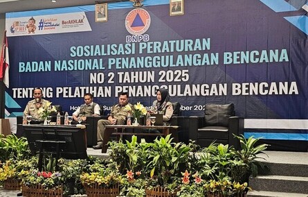 Senkom Jatim Hadiri Sosialisasi Peraturan BNPB Nomor 2 Tahun 2025 di Mojokerto