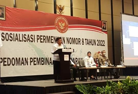 Senkom Mitra Polri Hadiri Sosialisasi Permenhan No.8/2022 Tentang Pedoman PKBN