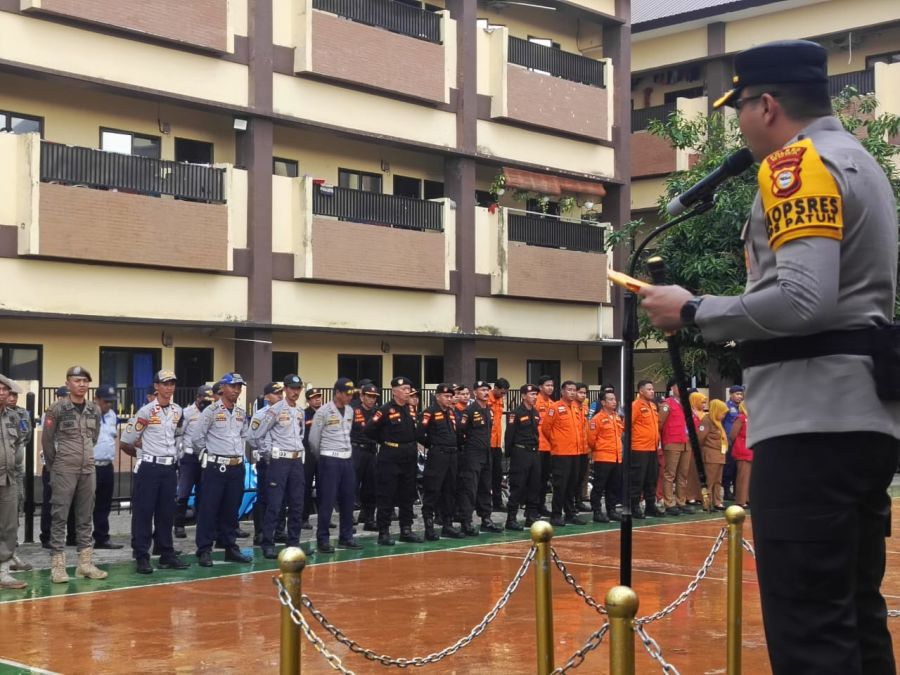 Senkom Gowa Hadiri Apel Gelar Pasukan Operasi Patuh Pallawa 2025
