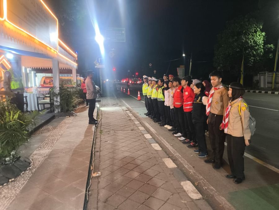 Senkom Mitra Polri Kecamatan Sepatan Turut Serta dalam Pengamanan Operasi Ketupat Jaya 2026