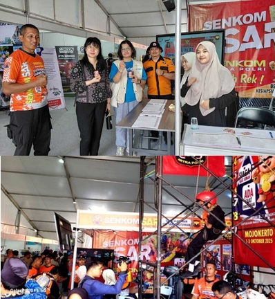 Senkom SAR Tampilkan Inovasi Penanggulangan Bencana di Disaster Management Expo 2025 Mojokerto
