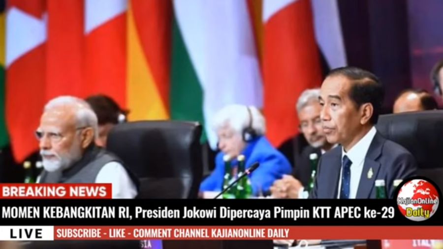 Setelah Sukses KTT G20, 21 Negara Minta Jokowi  Selaku Kordinator ASEAN Pimpin KTT APEC Ke-29