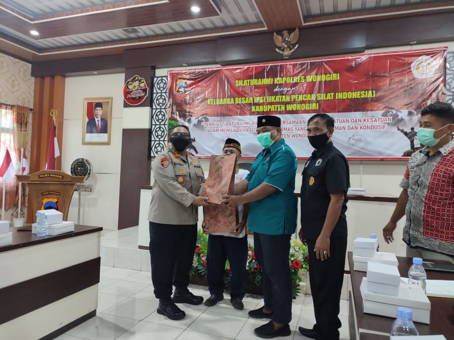 Sinergi Dengan Pendekar, Polres Wonogiri Gandeng IPSI Dalam Pembinaan Kamtibmas