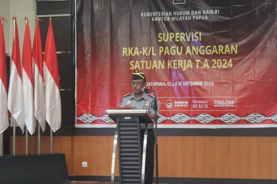 Supervisi Pagu Anggaran T.A 2024 Kemenkumham Papua Pastikan RKA-KL Sesuai Prioritas
