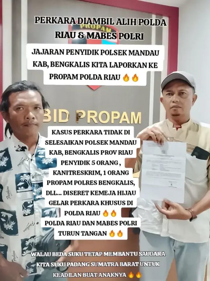 Terbongkar Kasus Penganiyaan Balita, Polsek Mandau Kabupaten Bengkalis Riau