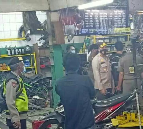 Tiga Pilar Palmerah dan Polres Jakarta Barat Gelar Operasi Yustisi Penegakan Protokol Kesehatan