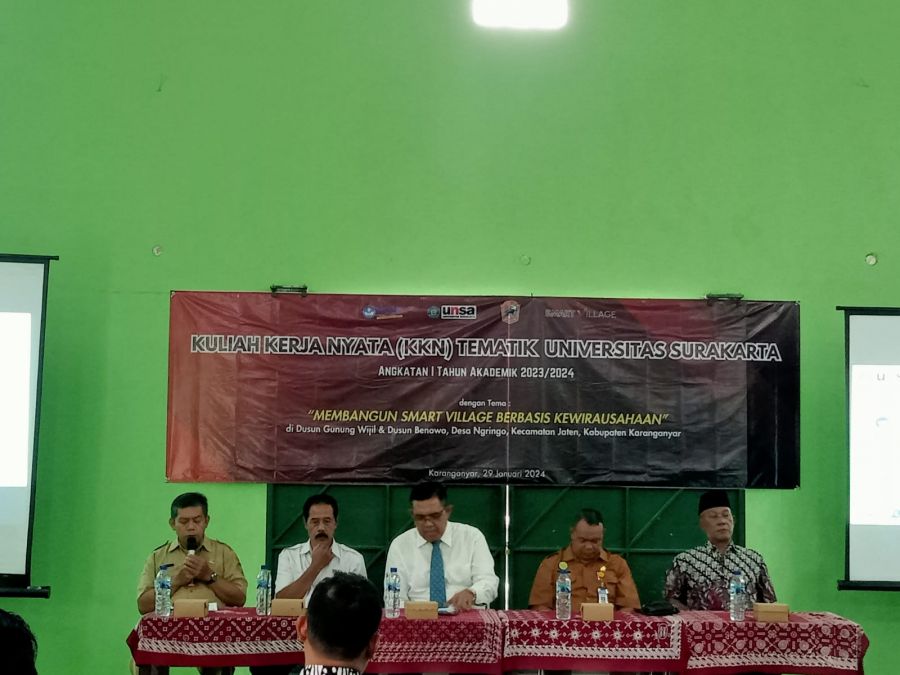 Unsa Laksanakan Kuliah Kerja Nyata-Tematik Wujudkan Smart Village di Ngringo 