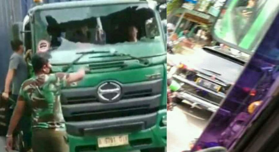 Viral Berbuat Arogan, Pengemudi Pajero Aniaya Pengemudi Truk Hingga Pecahkan Kaca