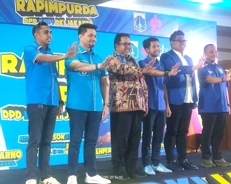 Wagub Rano Karno Buka Rapimpurda KNPI DKI, Gema Trikora dan OKP Siap Bersinergi