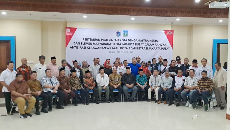 Wali Kota Arifin dan Tokoh LDII Serukan Kondusivitas Jakarta Pusat