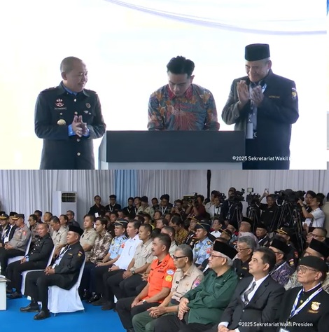 Wapres Resmikan Kantor Pusat Senkom, Dihadiri Pejabat Strategis TNI-Polri, Kemhan, BNPB & Basarnas