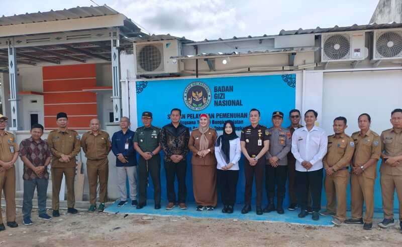 Wabup Bangka Selatan Resmikan Operasional Perdana SPPG Angsana dan Distribusi Awal MBG