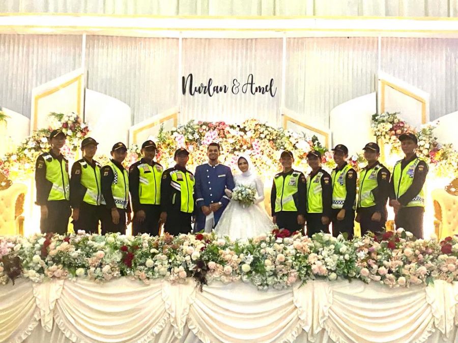 Wujud Pengabdian Kepada Masyarakat, Senkom Melaksanakan Pengamanan Hajatan di Timika