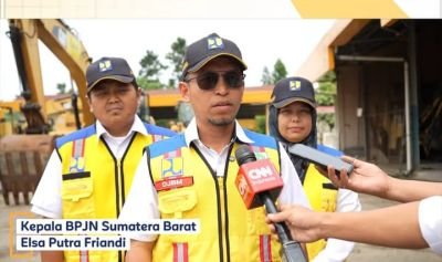 BPJN Sumbar Siagakan Alat Berat di Tapan–Batas Jambi, Jalan Amblas KM 219 Jadi Perhatian