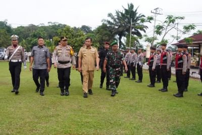 Bupati Dharmasraya Hadiri Apel Gelar Pasukan Operasi Keselamatan Singgalang 2025