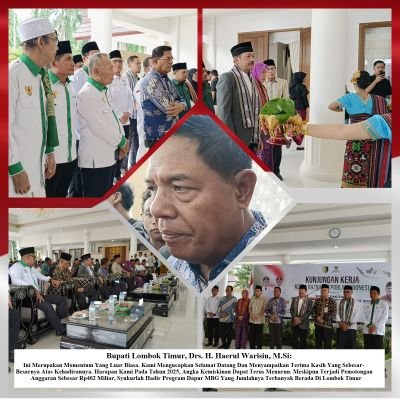Ketua Baznas RI Setujui Usulan “Rumah Sehat BAZNAS” Lotim, Namun Minta Target ZIS >20 Milyar