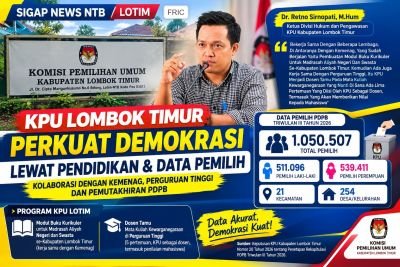Pertama di Indonesia, KPU Lotim-Kemenag Terbitkan Modul Pendidikan Pemilu bagi Pemilih Pemula