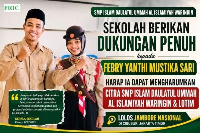 Santriwati SMP Islam Daulatul Ummah Waringin Lolos Jambore Nasional di Cibubur