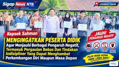 Sumpah Pemuda ke-98, SMPN 1 Sakra Tanamkan Nasionalisme dan Apresiasi Lima Siswa Teladan